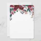 Kerst Diner Vakantie Party uitnodiging (Achterkant)