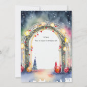 Kerst Dinner Uitnodiging Festijn (Achterkant)