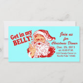 Kerst Dinner Uitnodigingen (Voorkant)