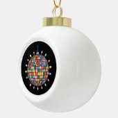 Kerst Disco Bal Lichtjes Ornament Kleurrijk Kerstf (Rechts)