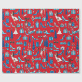 Kerst diva inpakpapier (Vlak)