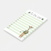 Kerst Do Lijst Vakantie giraffe Holly krans Post-it® Notes (Schuin)