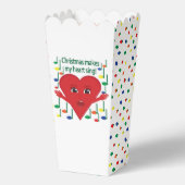"Kerst doet mijn hart zingen" Zingend Hart Bedankdoosjes (Achterkant)