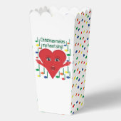 "Kerst doet mijn hart zingen" Zingend Hart Bedankdoosjes (Voorkant)