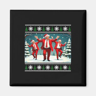 Kerst Donald Trump President 2024 Dancing Funn Magneet