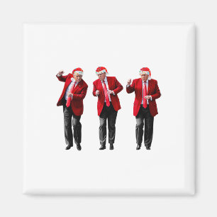 Kerst Donald Trump President 2024 Dancing Funn Magneet