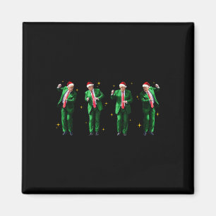 Kerst Donald Trump President 2024 Dancing Funn Magneet