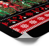 Kerst Donald Trump President 2024 Dancing Funn Poster (Hoek)