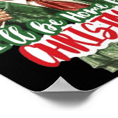 Kerst Donald Trump President 2024 Dancing Funn Poster (Hoek)
