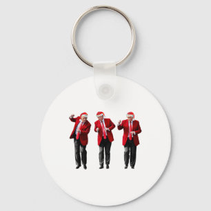 Kerst Donald Trump President 2024 Dancing Funn Sleutelhanger
