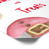 Kerst donuts baby shower Snoepjes en lekkernijen Poster (Hoek)