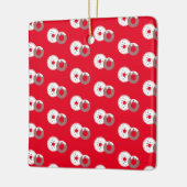Kerst Donuts Strooigoed Bakkerij Keramisch Ornament (Links)