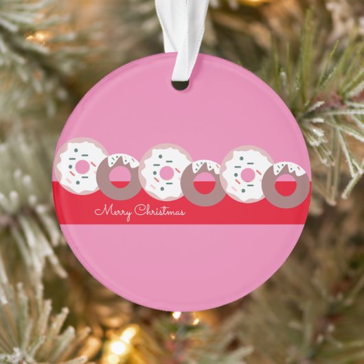 Kerst Donuts Strooigoed Bakkerij Ornament (Boom)