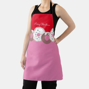 Kerst Donuts Strooigoed Bakkerij  Prettig Kerstfee Schort