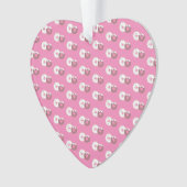 Kerst Donuts Strooisel Bakkerij Roze Ornament (voorkant)