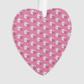 Kerst Donuts Strooisel Bakkerij Roze Ornament (voorkant)