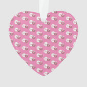 Kerst Donuts Strooisel Bakkerij Roze Ornament (achterkant)