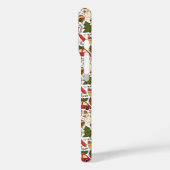 Kerst Doodle iPhone / iPad hoesje (Achterkant / Links)