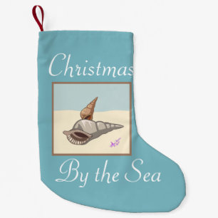 Kerst door het Zee Seashells Christmas Stocking Kleine Kerstsok