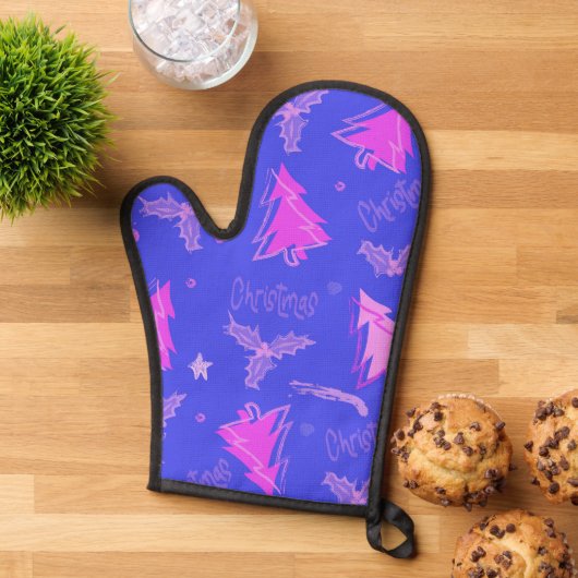 Kerst Dopamine Mittens Ovenwant (Top down)
