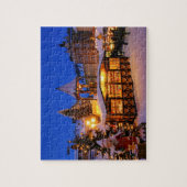 Kerst dorp puzzel legpuzzel (Verticaal)
