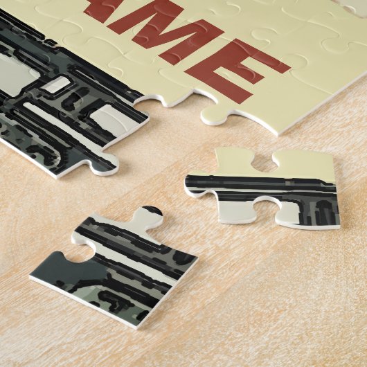 Kerst Dorp stijl Legpuzzel (Zijkant)