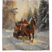 Kerst  Douchegordijn (Voorkant)