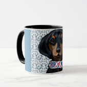Kerst Dox Art Mok (Voorkant links)