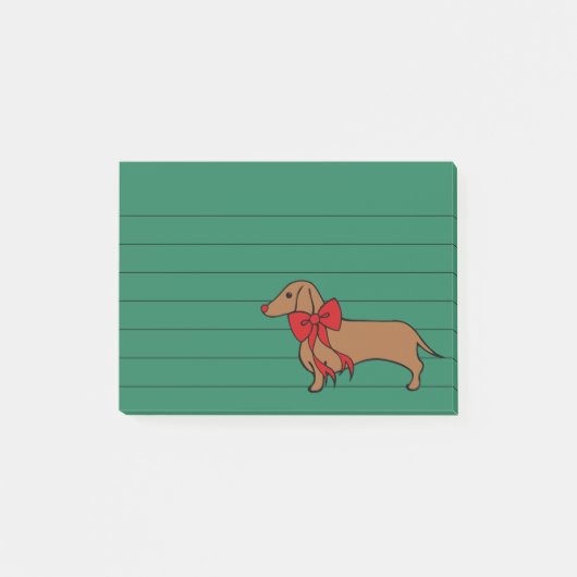 Kerst Dox Post-it Notitieblok Cadeau Post-it® Notes (Voorkant)