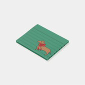 Kerst Dox Post-it Notitieblok Cadeau Post-it® Notes (Schuin)