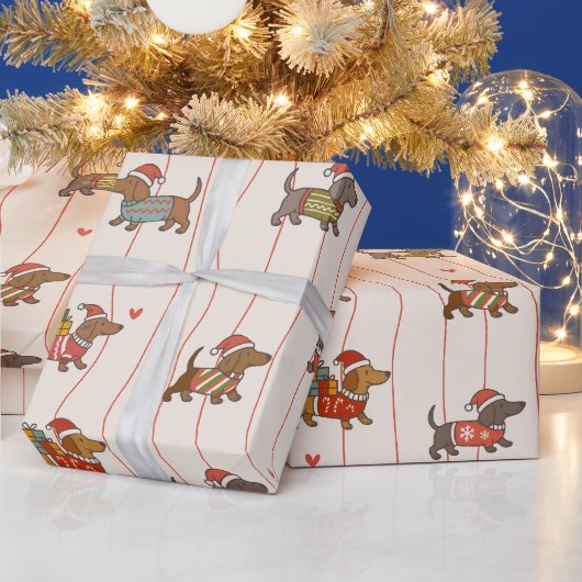 Kerst Doxer Cadeaupapier (Feestdagen)