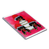 Kerst Doxies Notitieboek (Rechterzijde)