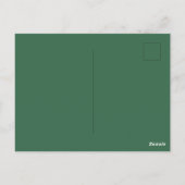 Kerst Draak Briefkaart (Achterkant)