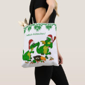 Kerst Draak , in het Nederlands Tote Bag (Dichtbij)