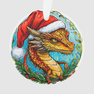 Kerst draak ornament