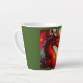 Kerst Dragon 1 Latte Mok (Linkerhoek)