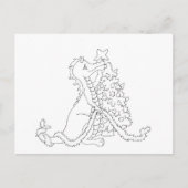 Kerst Dragon 2 Feestdagenkaart (Voorkant)
