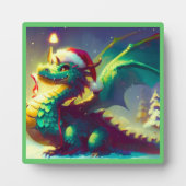 Kerst Dragon 3 Fotoplaat (Voorkant)