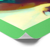 Kerst Dragon 3 Poster (Hoek)