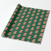 Kerst Dragon Inpakpapier (Uitgerold)