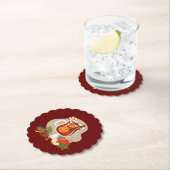 Kerst drank kartonnen onderzetters (Insitu)