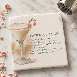 Kerst Drank Onderschalen Stenen Onderzetter