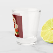 Kerst drank shot glas (Rechts)