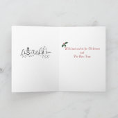 Kerst Drie Lab Puppies Feestdagen Kaart (Binnen)