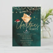 Kerst Drink Peperkoek Kerstfeest Kaart (Staand voorkant)