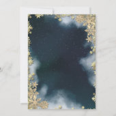 Kerst Drink peperkoek koekje blauw kerst Kaart (Achterkant)