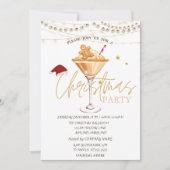 Kerst Drink peperkoek koekjes sterren Kaart (Voorkant)