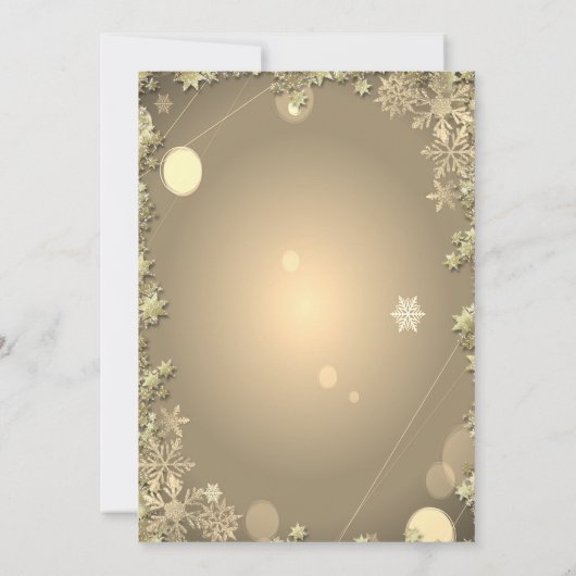 Kerst Drink peperkoek koekjes sterren Kaart (Achterkant)