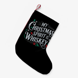 Kerst Drink Whiskey Lovers Drinker Gezegde Kleine Kerstsok