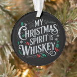 Kerst Drink Whiskey Lovers Drinker Gezegde Ornament<br><div class="desc">Kerst Drink Whiskey Lovers Drinker Gezegde</div>